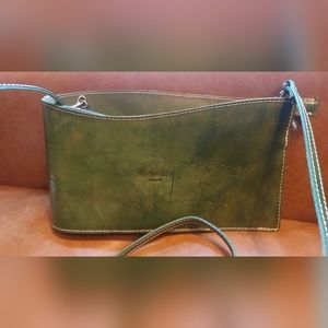 Barberini's Firenze genuine leather green handbag